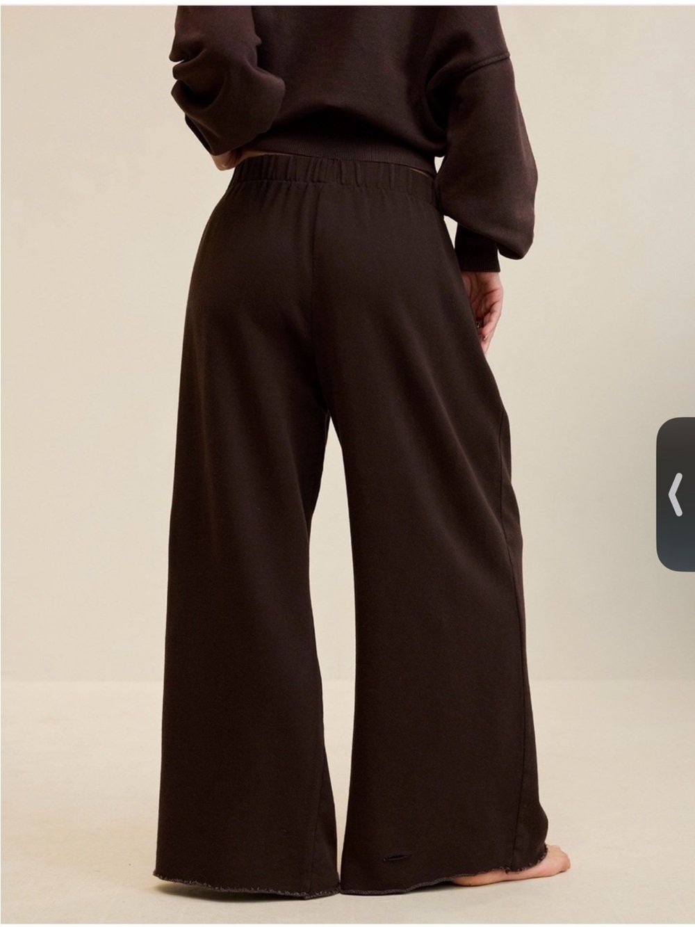 AERIE street trouser flare sweatpants - Picture 3 of 4